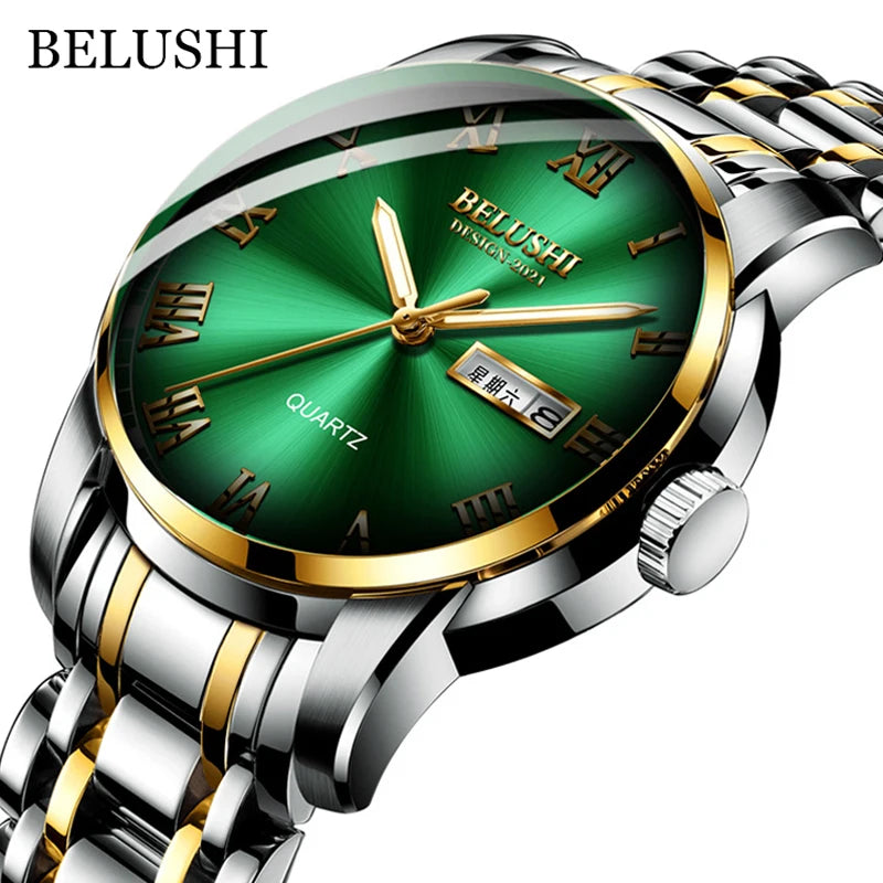 BELUSHI Men's Luxury Quartz Wrist Watch - MASS FABRICATIONS 