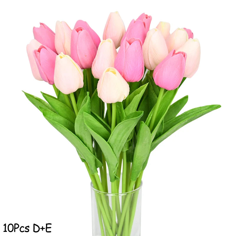 10PCS Tulip Artificial Flowers - MASS FABRICATIONS 