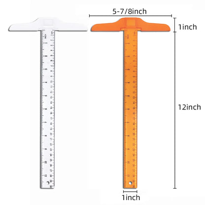 30cm T-shaped Double Side Scale Ruler - MASS FABRICATIONS 