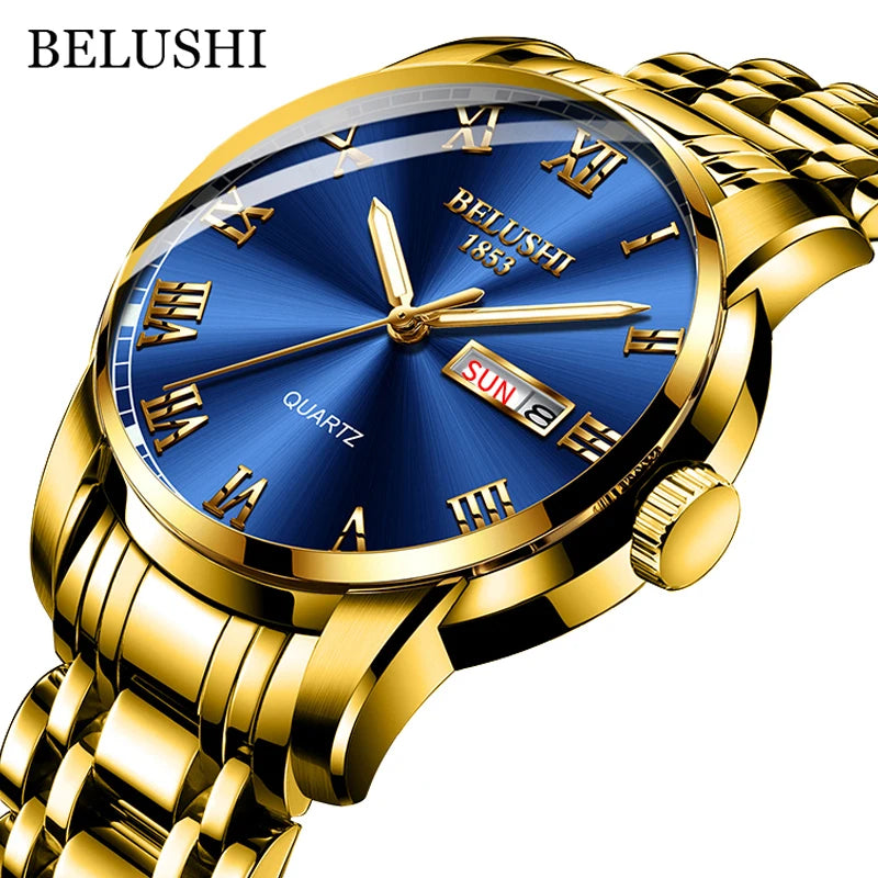 BELUSHI Men's Luxury Quartz Wrist Watch - MASS FABRICATIONS 