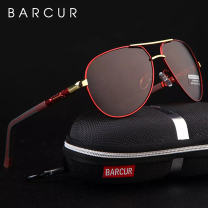 BARCUR Vintage Men's Sunglasses