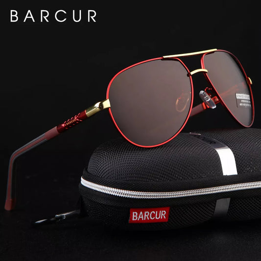 BARCUR Vintage Men's Sunglasses