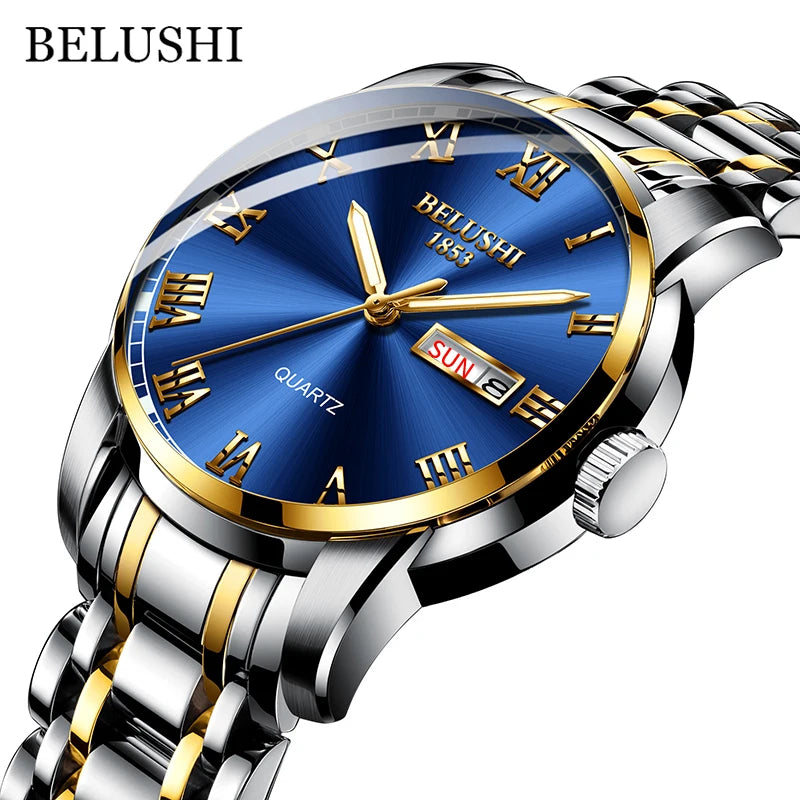 BELUSHI Men's Luxury Quartz Wrist Watch - MASS FABRICATIONS 