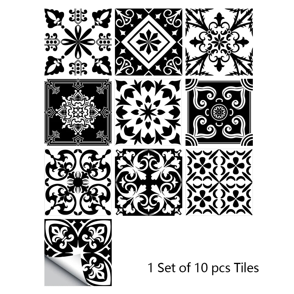 Mandala Style Crystal Tiles Ceramics Wall Stickers - MASS FABRICATIONS 