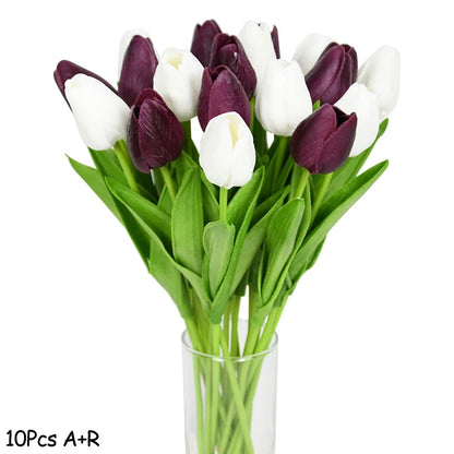 10PCS Tulip Artificial Flowers - MASS FABRICATIONS 