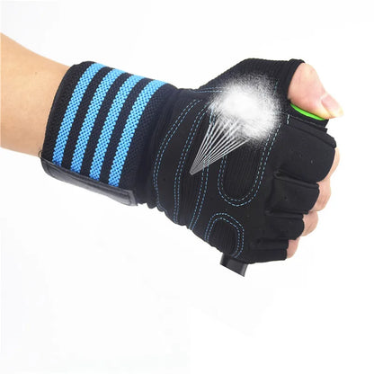 Weightlifting Gloves with Wrist Support - MASS FABRICATIONS 