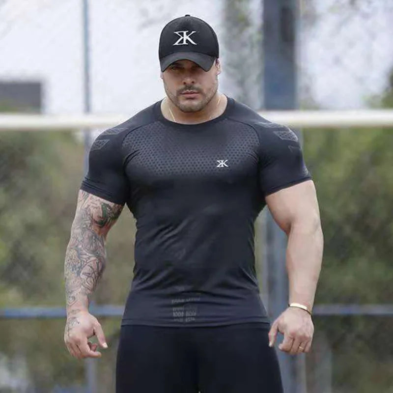 Men's Gym Wear T-shirt - MASS FABRICATIONS 