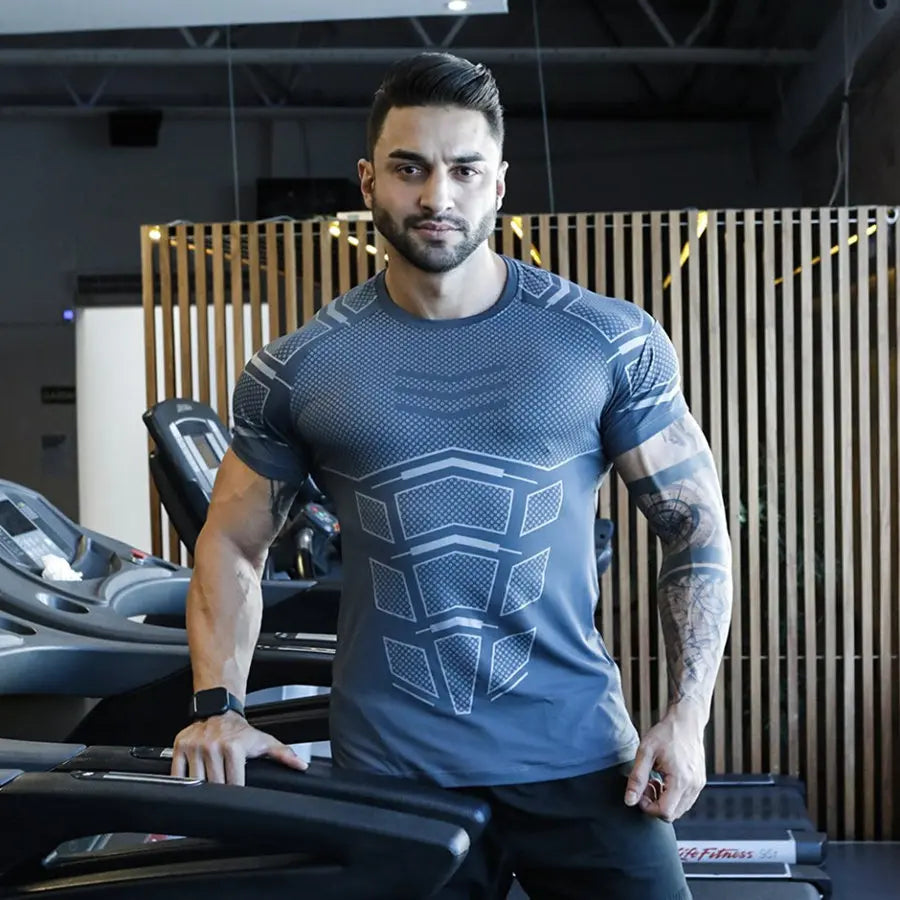 Men's Gym Wear T-shirt - MASS FABRICATIONS 