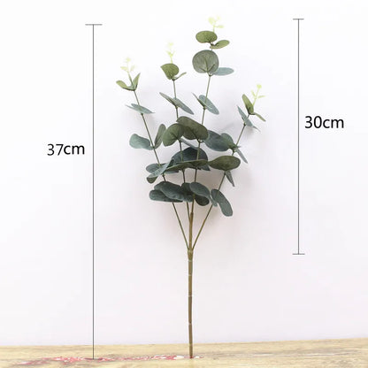 Green Artificial Eucalyptus Decorative Plants - MASS FABRICATIONS 