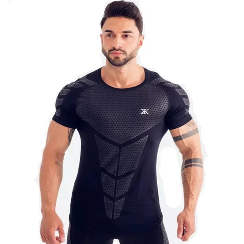 Men's Gym Wear T-shirt - MASS FABRICATIONS 