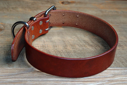 Genuine Leather Pet Dog Collars - MASS FABRICATIONS 