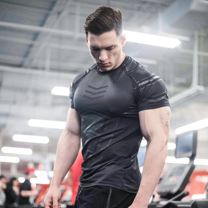 Men's Gym Wear T-shirt - MASS FABRICATIONS 