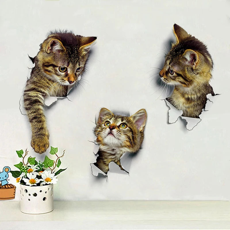 Pet 3D Wall Stickers - MASS FABRICATIONS 