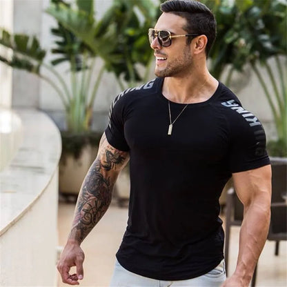 Men's Gym Wear T-shirt - MASS FABRICATIONS 