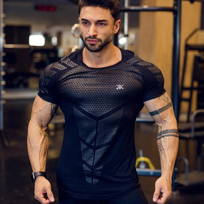 Men's Gym Wear T-shirt - MASS FABRICATIONS 