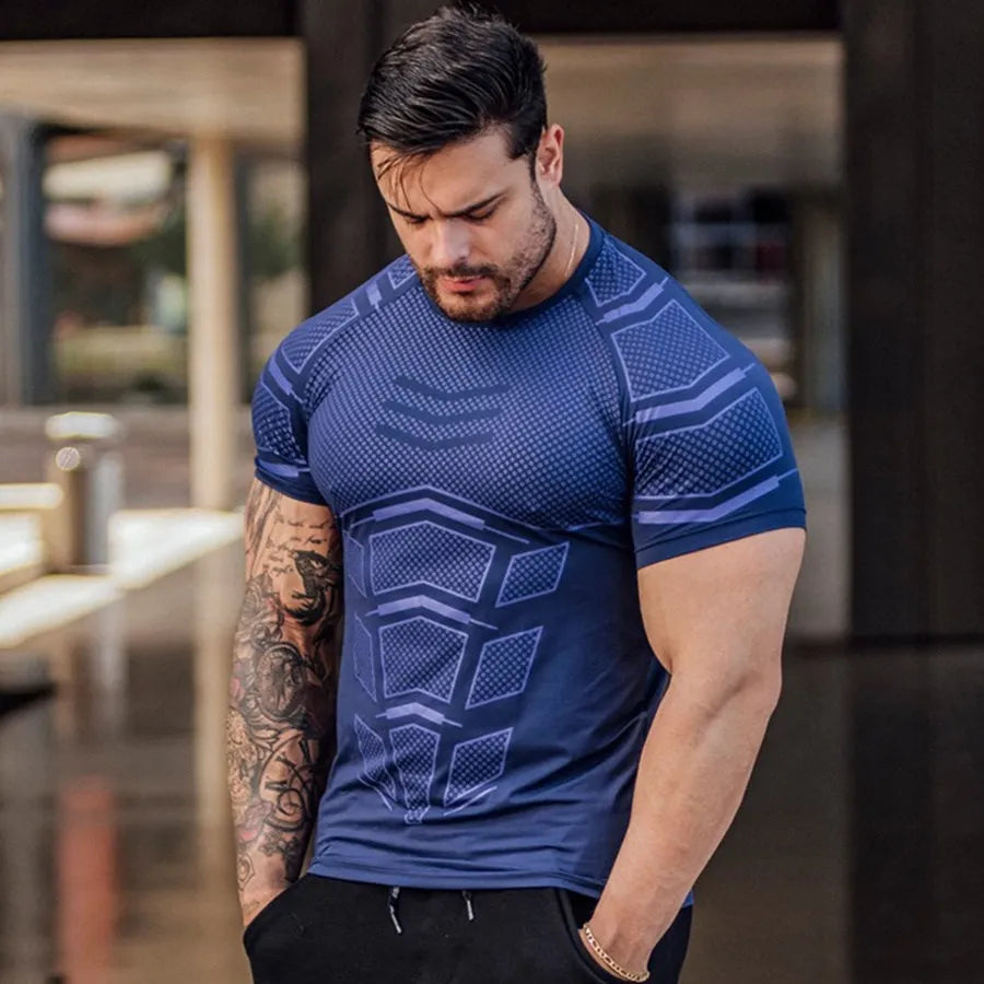 Men's Gym Wear T-shirt - MASS FABRICATIONS 