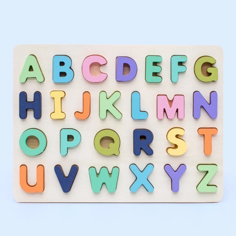 Numbers & Letters Board Puzzle - MASS FABRICATIONS 