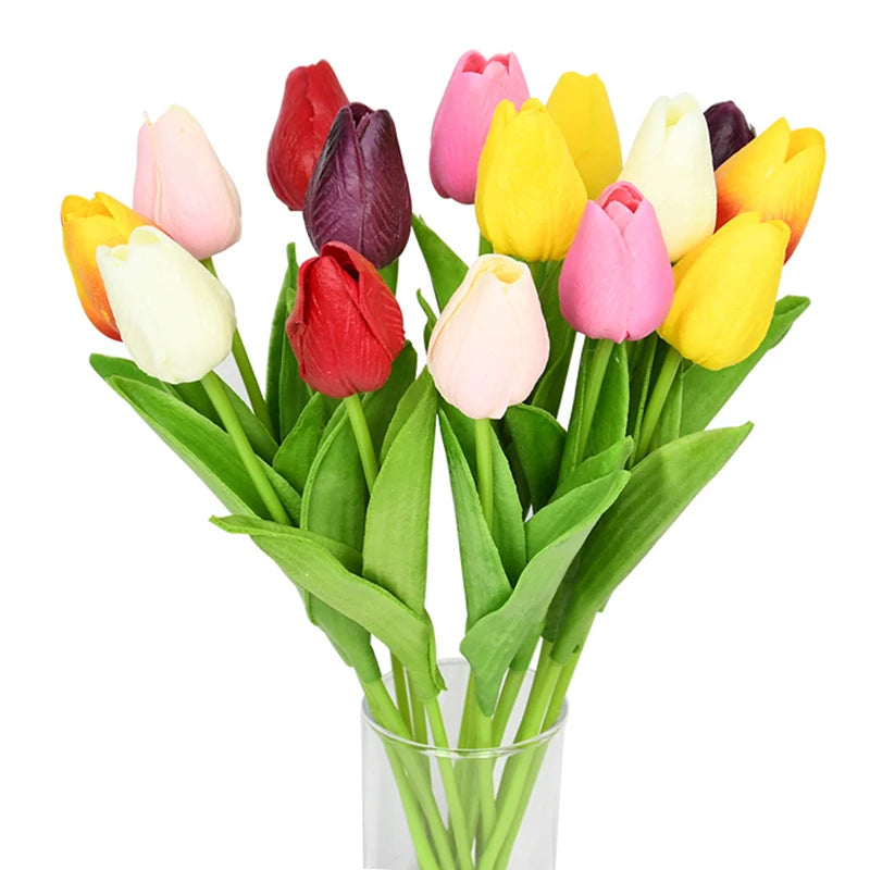 10PCS Tulip Artificial Flowers - MASS FABRICATIONS 