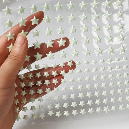 Luminous 3D Stars Wall Stickers for Kids Room - MASS FABRICATIONS 