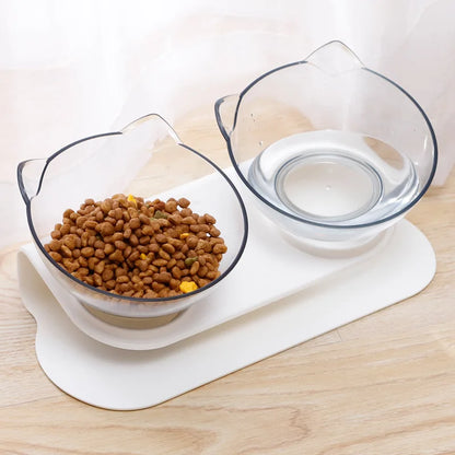 Non-Slip Double Cat Feeding Bowl - MASS FABRICATIONS 