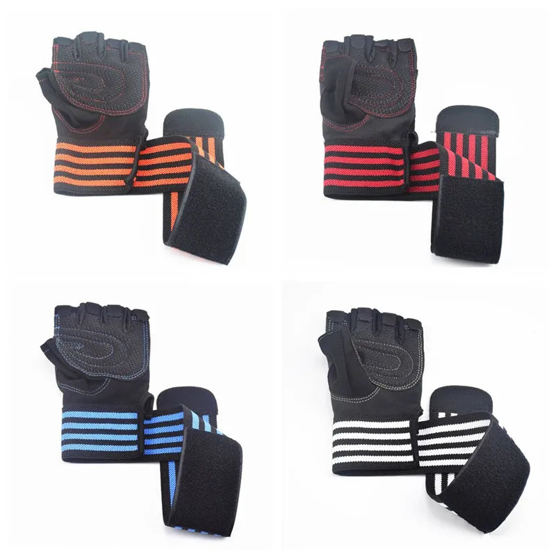 Weightlifting Gloves with Wrist Support - MASS FABRICATIONS 