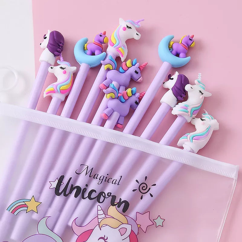 Unicorn Black Gel Ink Pen - MASS FABRICATIONS 