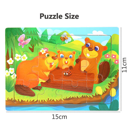 Cartoon Wooden Jigsaw Puzzle - MASS FABRICATIONS 