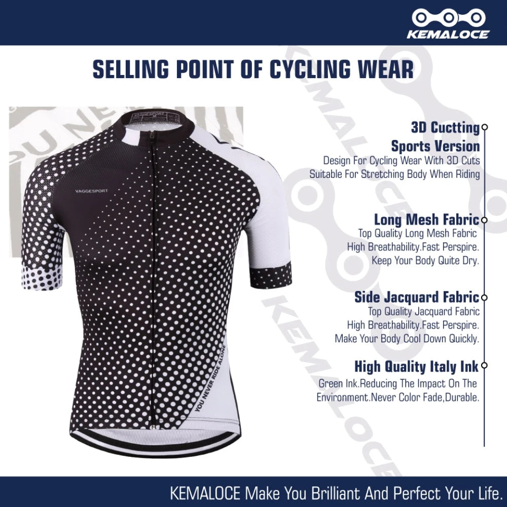 KEMALOCE High Visibility Cycling Jersey - MASS FABRICATIONS 