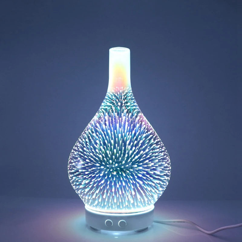 3D Firework Glass Vase Shape Air Humidifier - MASS FABRICATIONS 