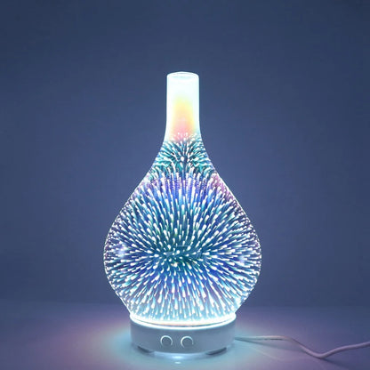 3D Firework Glass Vase Shape Air Humidifier - MASS FABRICATIONS 