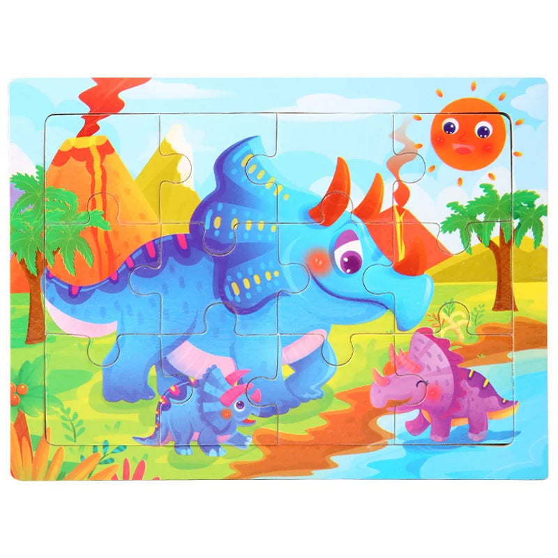 Cartoon Wooden Jigsaw Puzzle - MASS FABRICATIONS 