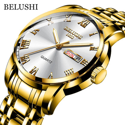 BELUSHI Men's Luxury Quartz Wrist Watch - MASS FABRICATIONS 