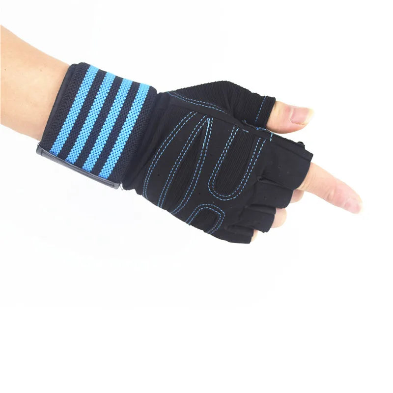 Weightlifting Gloves with Wrist Support - MASS FABRICATIONS 