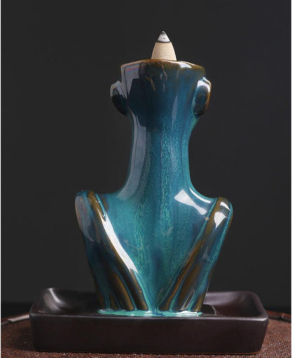 Ceramic Statue Incense Burner