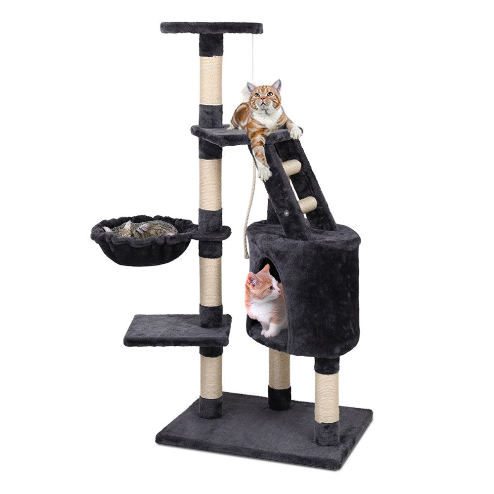 i.Pet 120cm Cat Tree Tower Scratcher Condo