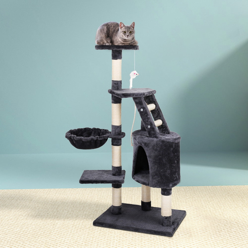 i.Pet 120cm Cat Tree Tower Scratcher Condo