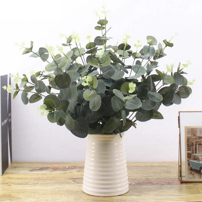 Green Artificial Eucalyptus Decorative Plants - MASS FABRICATIONS 