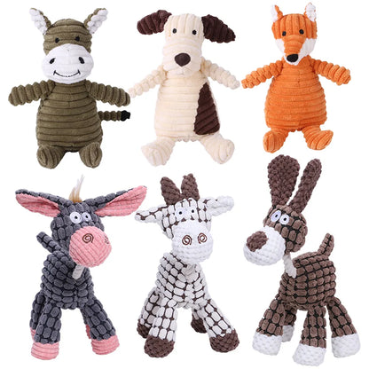 Animal Shape Plush Dog Toy - MASS FABRICATIONS 