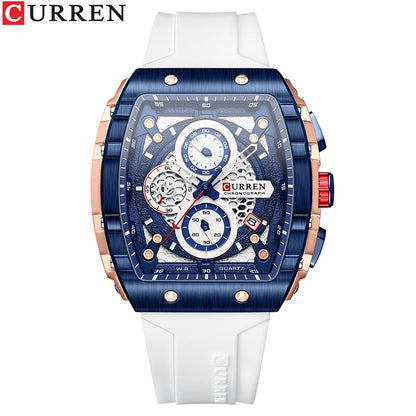 CURREN Luxury Square Quartz Wristwatch - MASS FABRICATIONS 