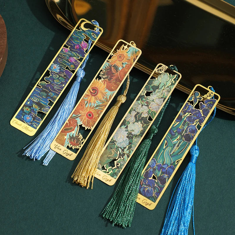 Retro Floral Metal Bookmark - MASS FABRICATIONS 