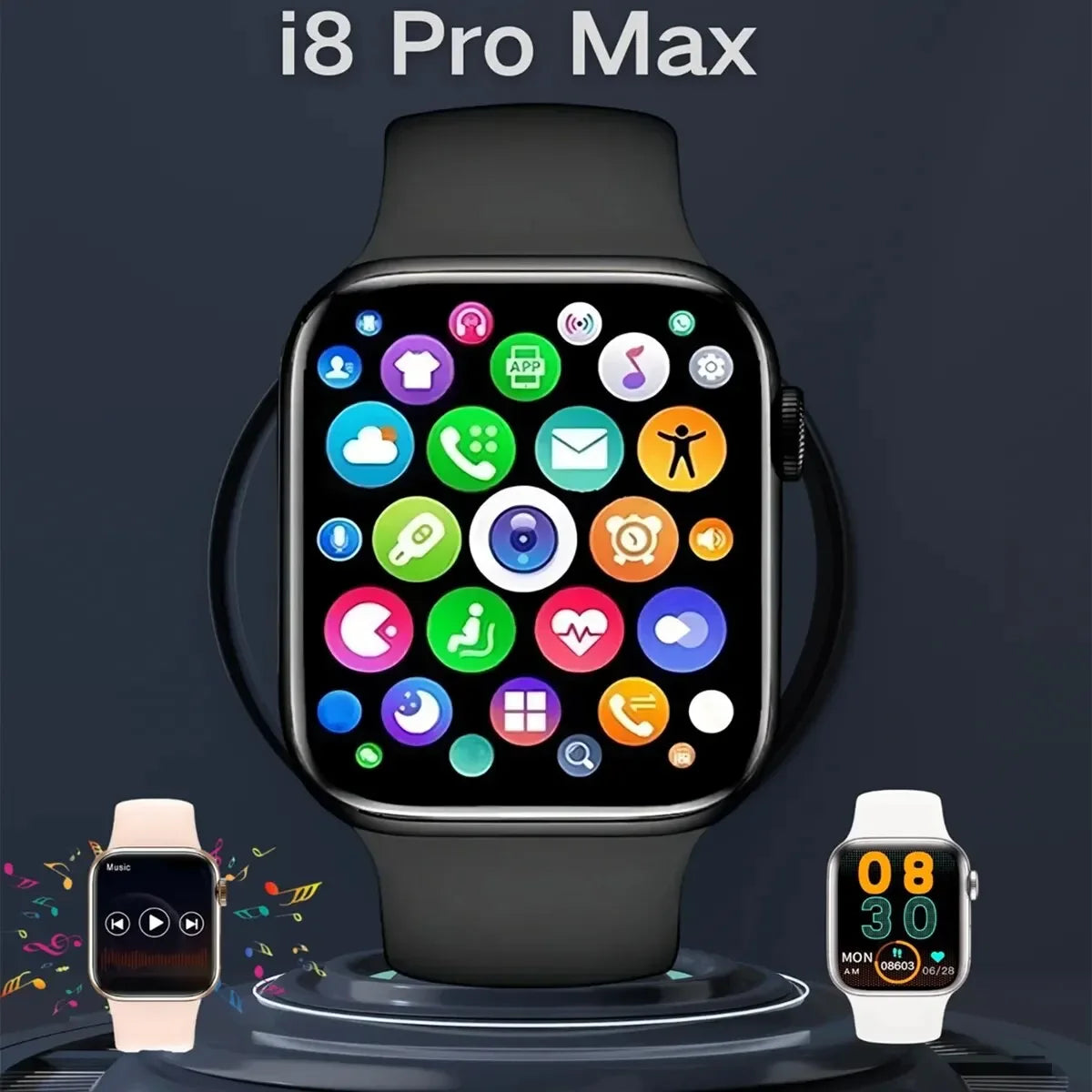 I8 Pro Max Smart Sports Watch - MASS FABRICATIONS 