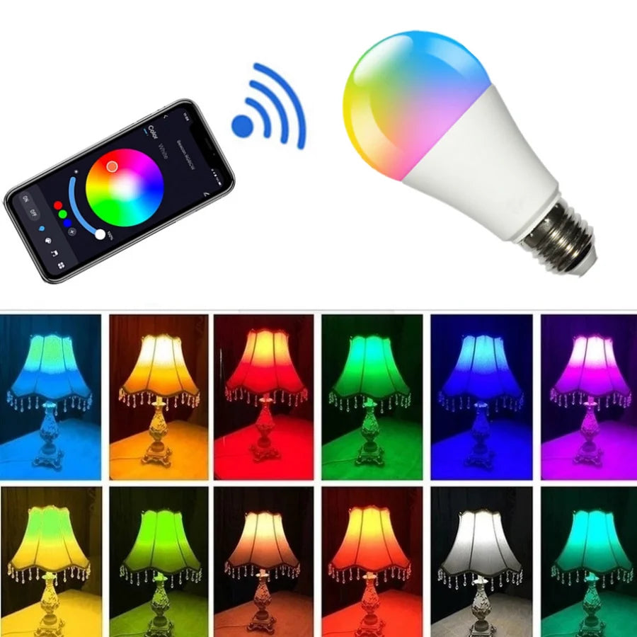 LED E27 Wireless Bluetooth Smart Bulb - MASS FABRICATIONS 