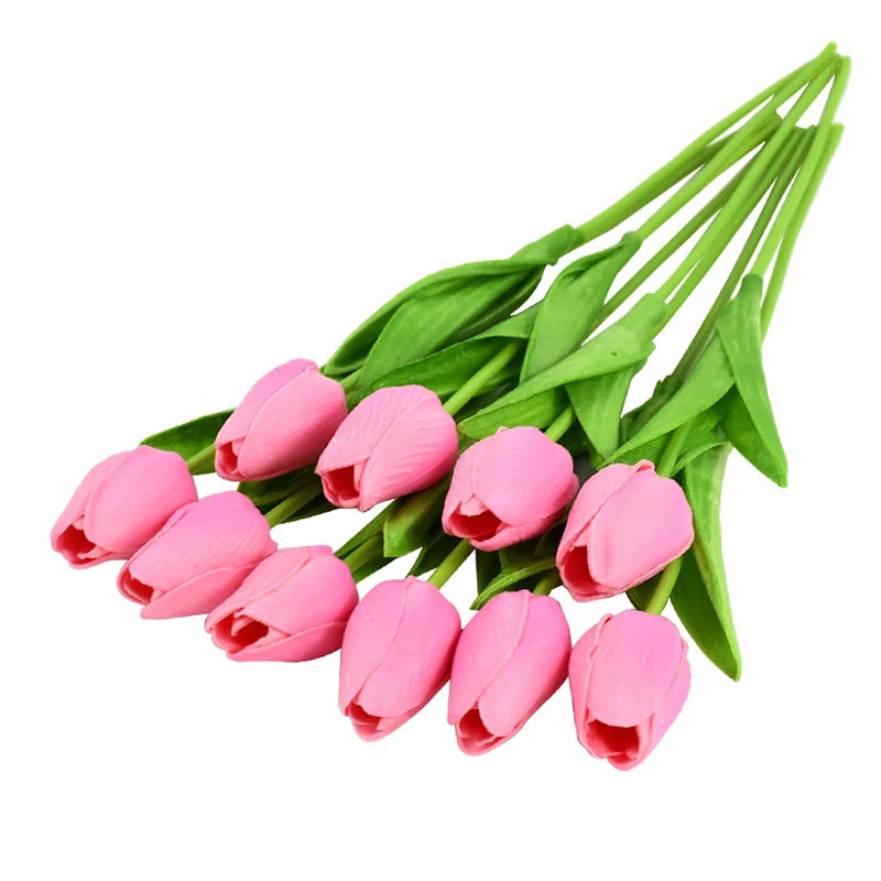 10PCS Tulip Artificial Flowers - MASS FABRICATIONS 