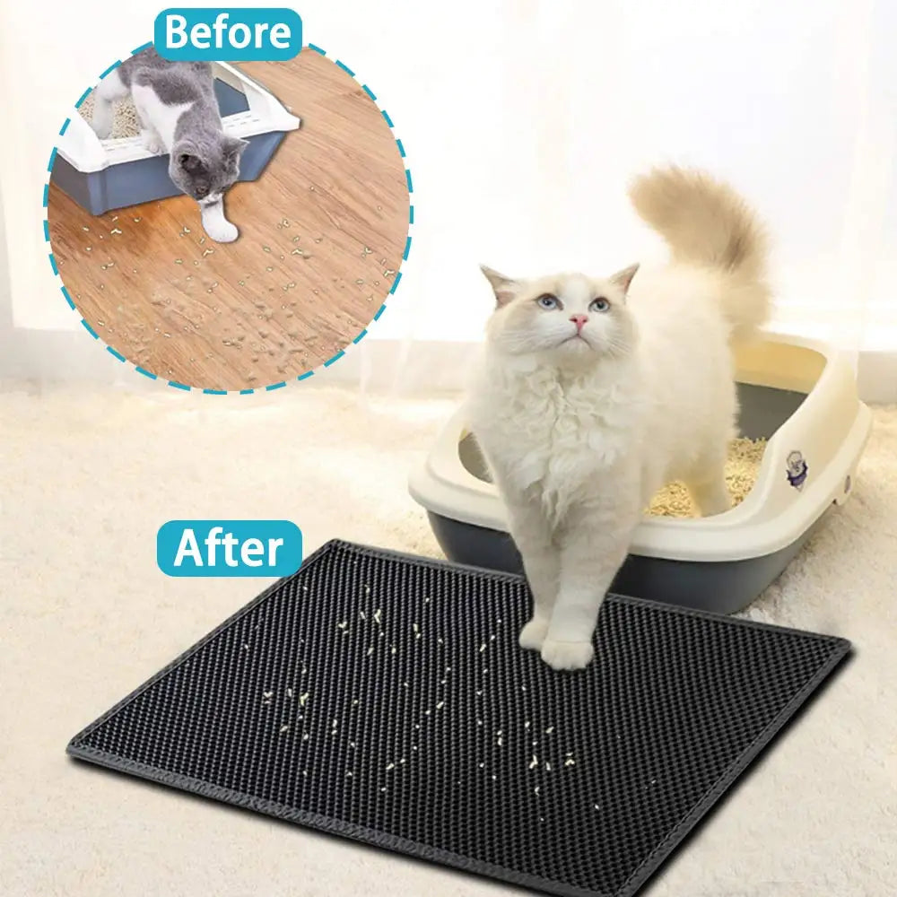 Double Layer Waterproof Cat Litter Mat - MASS FABRICATIONS 