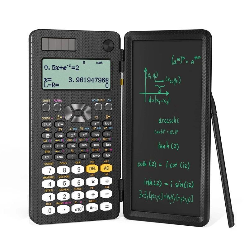 Solar Scientific Calculator with LCD Notepad - MASS FABRICATIONS 