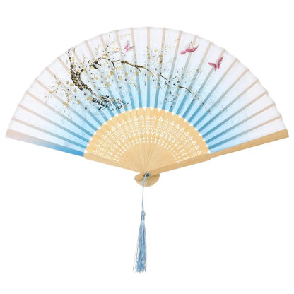 Bamboo Antique Folding Fan - MASS FABRICATIONS 