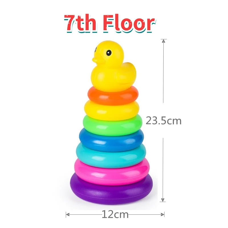 Animal Rainbow Stacking Ring Tower - MASS FABRICATIONS 