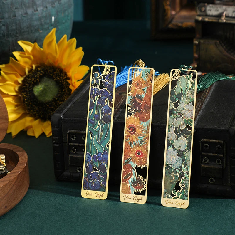 Retro Floral Metal Bookmark - MASS FABRICATIONS 