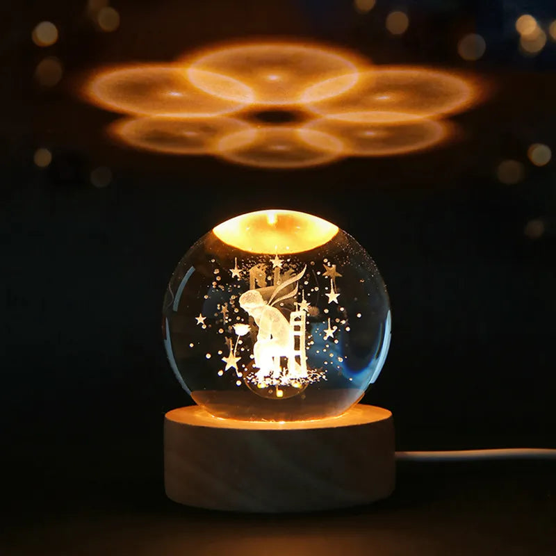 Laser Engraved 3D Crystal Ball - MASS FABRICATIONS 