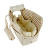 beige bag and mat image